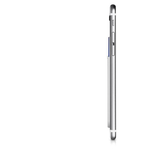 Zestaw 3 etui na karty bankowe do telefonu, Kwmobile, czarno-biały, silikon, 49594.07