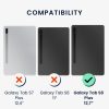 Etui na tablet Samsung Galaxy Tab S8 Plus, Kwmobile, Czarne, Ekoskóra, 57464.01
