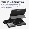 Etui na tablet Samsung Galaxy Tab S8 Plus, Kwmobile, Czarne, Ekoskóra, 57464.01