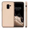 Etui Kwmobile do Samsunga Galaxy A8 (2018), Silikon, Złoto, 45634.66