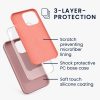 Etui Kwmobile do Apple iPhone 13 Pro, silikonowe, różowe, 55880.193