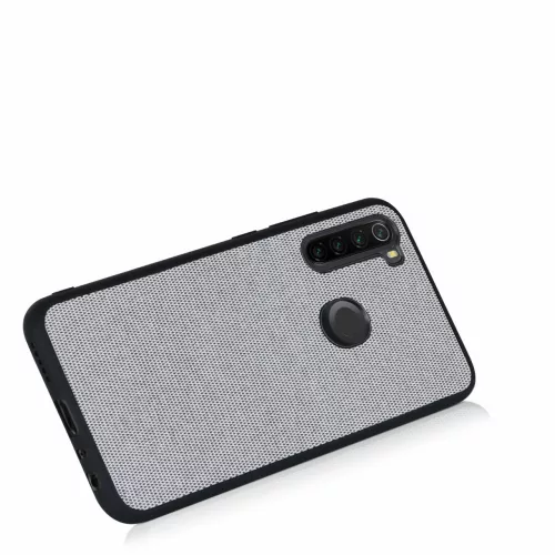Etui Kwmobile do Xiaomi Redmi Note 8, tekstylne, szare, 57491.22