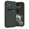 Etui Kwmobile do Apple iPhone 12 Mini, silikonowe, zielone, 55111.80