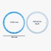 Ramka tarczy do zegarka Samsung Galaxy Watch 4 Classic (46mm), Kwmobile, Niebieski, Aluminium, 56179.03