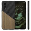 Etui Kwmobile do OnePlus Nord 2 5G, drewno, brązowy/czarny, 57498.01