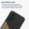 Etui Kwmobile do OnePlus Nord 2 5G, drewno, brązowy/czarny, 57498.01