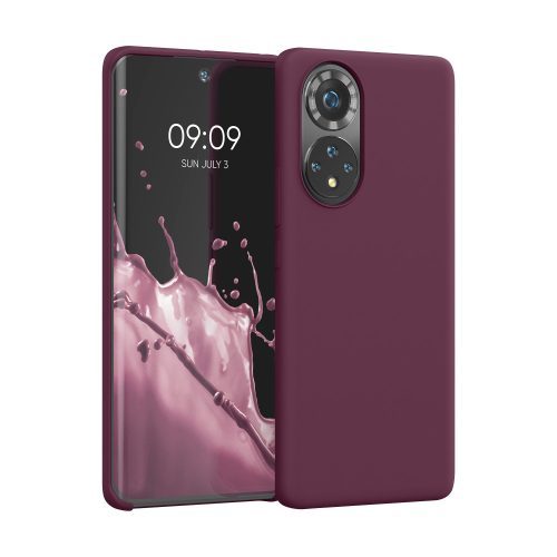 Etui Kwmobile do Honor 50, silikonowe, fioletowe, 55481.190