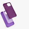 Etui Kwmobile do Apple iPhone 13, silikonowe, fioletowe, 55878.221