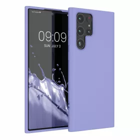   Etui Kwmobile do Samsunga Galaxy S22 Ultra, silikonowe, niebieskie, 57570.108