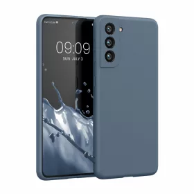   Etui Kwmobile do Samsunga Galaxy S21, Silikon, Niebieski, 56681.202