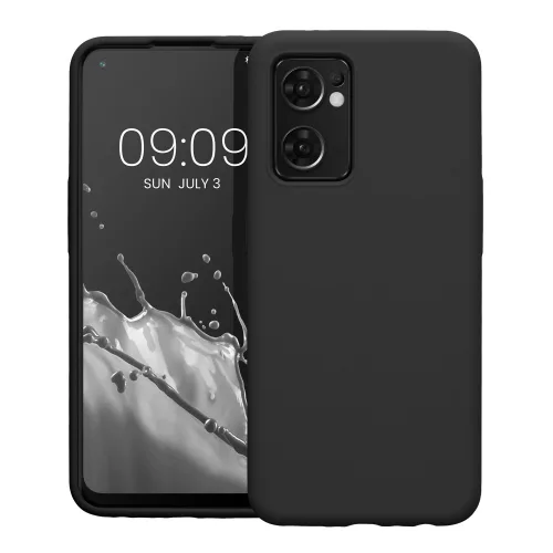 Etui Kwmobile do OPPO Find X5 Lite, silikon, czarny, 57630.01