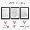 Etui do Kobo Glo HD/Touch 2.0, Kwmobile, szare, tekstylne, 43008.22