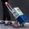 Set 6 Corzi elastice plate reglabile Navaris, cu carabiniere pentru camping, 57645.02
