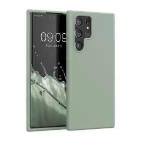   Etui Kwmobile do Samsunga Galaxy S22 Ultra, silikonowe, zielone, 56765.172