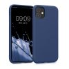 Etui Kwmobile do Apple iPhone 11, silikonowe, niebieskie, 50791.116