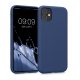 Etui Kwmobile do Apple iPhone 11, silikonowe, niebieskie, 50791.116