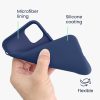 Etui Kwmobile do Apple iPhone 11, silikonowe, niebieskie, 50791.116