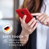 Etui Kwmobile do OnePlus 6T, silikonowe, czerwone, 55347.09