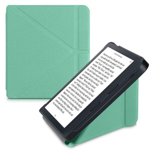 Etui do Kobo Libra 2, Kwmobile, Zielone, Ekoskóra, 56576.71