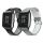 Zestaw 2 pasków do Willful Smartwatch/Fitnesstracker, Kwmobile, Multicolor, Silikon, 56228.02