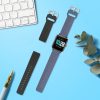 Zestaw 2 pasków do Willful Smartwatch/Fitnesstracker, Kwmobile, Czarny/Szary, Silikon, 56230.02