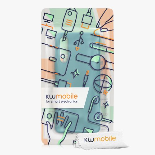 Etui Kwmobile do Sony Xperia 10 IV, silikonowe, zielone, 57800.57