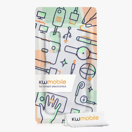 Etui Kwmobile do Samsunga Galaxy M23 5G, silikonowe, białe, 57802.48