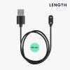 Kabel ładujący USB do zegarka Oppo Watch Free, Kwmobile, czarny, plastikowy, 57784.01