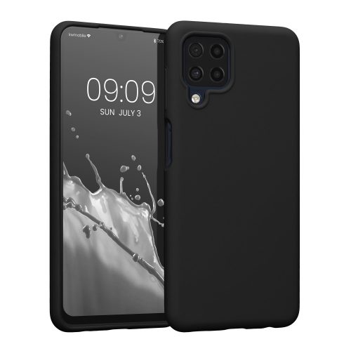 Etui Kwmobile do Samsunga Galaxy M32 4G, silikonowe, czarne, 57823.01