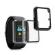 Zestaw 2 etui do zegarka Huawei Watch D, Kwmobile, czarny/przezroczysty, plastikowy, 57778.01