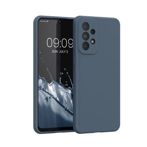 Etui Kwmobile do Samsunga Galaxy A33 5G, Silikon, Niebieski, 57833.202