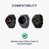 Kabel ładujący USB do Garmin Venu 2 Plus/Fenix 7/Vivomove Sport, Kwmobile, Czarny, Plastik, 57777.01