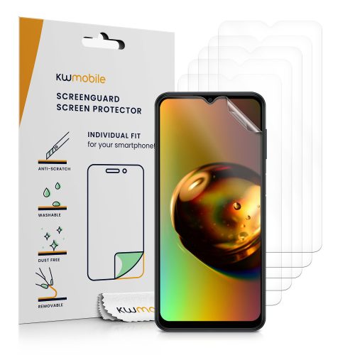 Zestaw 6 folii ochronnych Kwmobile do Samsunga Galaxy M33 5G, Przód, Polimer, 57880.1