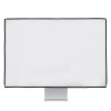 Osłona monitora 31-32 cali, Kwmobile, Biała, Tekstylna, 44636.02