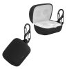 Etui na słuchawki Sony LinkBuds WF-L900, Kwmobile, Czarne, Silikon, 57896.01