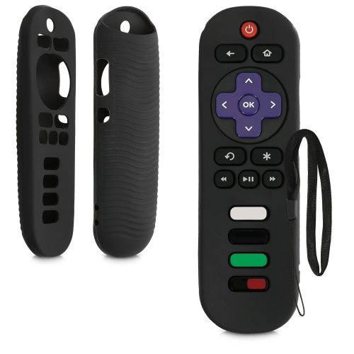 Osłona pilota TCL TV RC280, Kwmobile, Czarna, Silikon, 57900.01