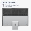Pokrowiec na monitor Apple Studio Display, Kwmobile, Czarny, Tekstylny, 57913.01