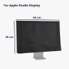 Pokrowiec na monitor Apple Studio Display, Kwmobile, Czarny, Tekstylny, 57913.01