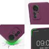 Etui Kwmobile do Xiaomi 12 Pro, silikonowe, fioletowe, 57936.187