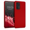Etui Kwmobile do Samsunga Galaxy A53 5G, Silikon, Czerwone, 57958.36