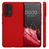 Etui Kwmobile do Samsunga Galaxy A53 5G, Silikon, Czerwone, 57958.36