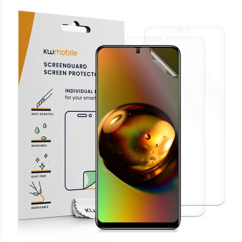 Zestaw 3 folii ochronnych Kwmobile do Xiaomi Redmi Note 11 Pro/Redmi Note 11 Pro 5G, Przód, Polimer, 57944.2