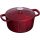 Navaris Garnek żeliwny z powłoką zapobiegającą przywieraniu do kuchenek/piekarników - 20 cm - 2,5 l - czerwony, 58000.01.20