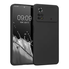   Etui Kwmobile do Xiaomi Poco X4 Pro 5G, silikonowe, czarne, 57983.47