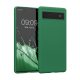 Etui Kwmobile do Google Pixel 6a, silikonowe, zielone, 58053.227