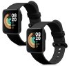 Zestaw 2 pasków do zegarka Xiaomi Mi Watch Lite/Redmi, Kwmobile, czarny, silikon, 54778.06