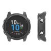 Zestaw 2 etui do Garmin Forerunner 245/Forerunner 245 Music, Kwmobile, czarny/przezroczysty, silikon, 58177.02