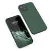 Etui Kwmobile do Apple iPhone 13, silikonowe, zielone, 55948.169