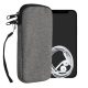 Kwmobile Universal Cover rozmiar XL - 6,8 cala, tekstylny, szary, 58228.4.19