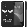 Etui Kwmobile do Samsunga Galaxy A33 5G, silikonowe, czarno-białe, 58244.01